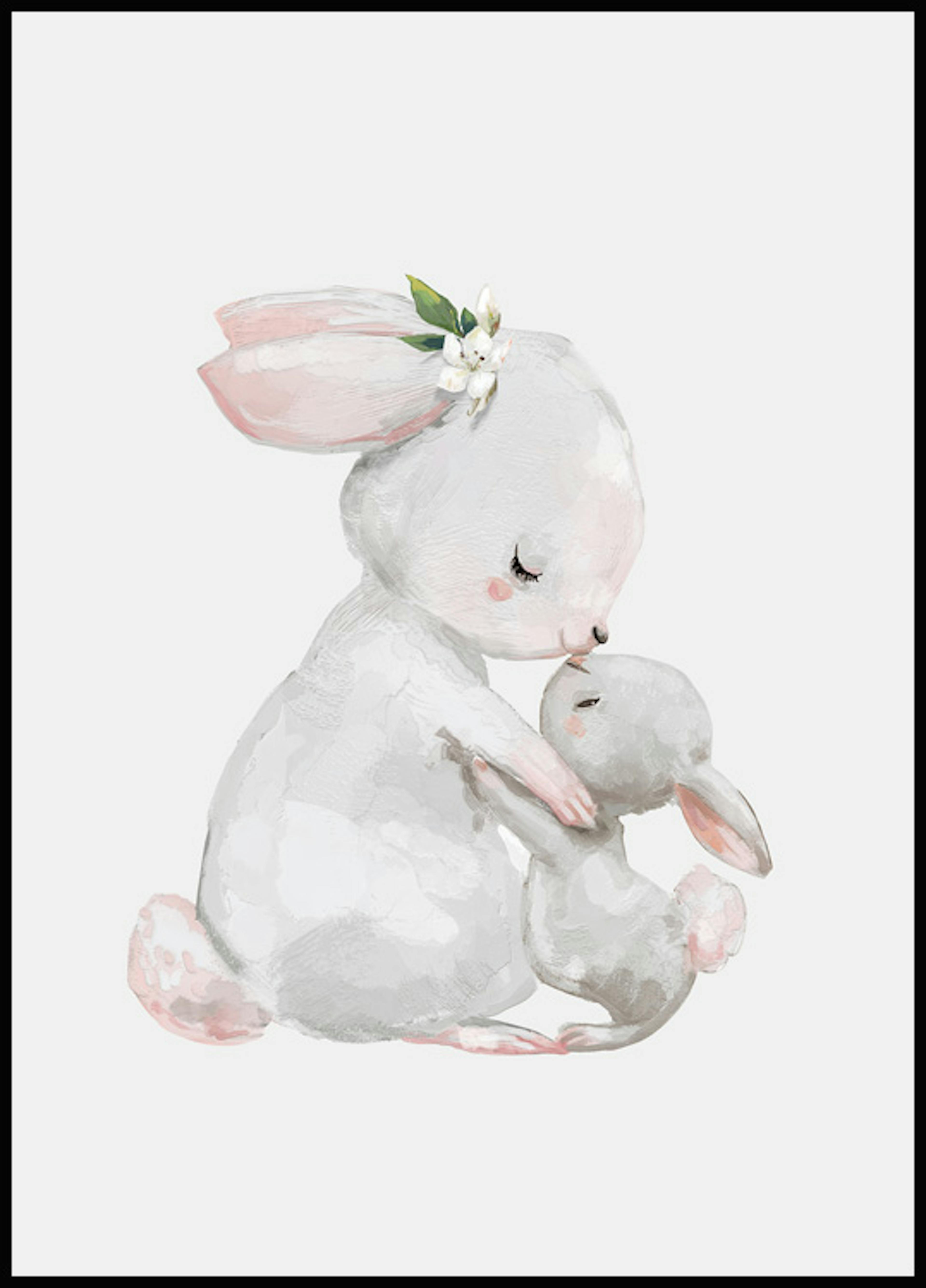 Kaninchen Umarmung Poster 0