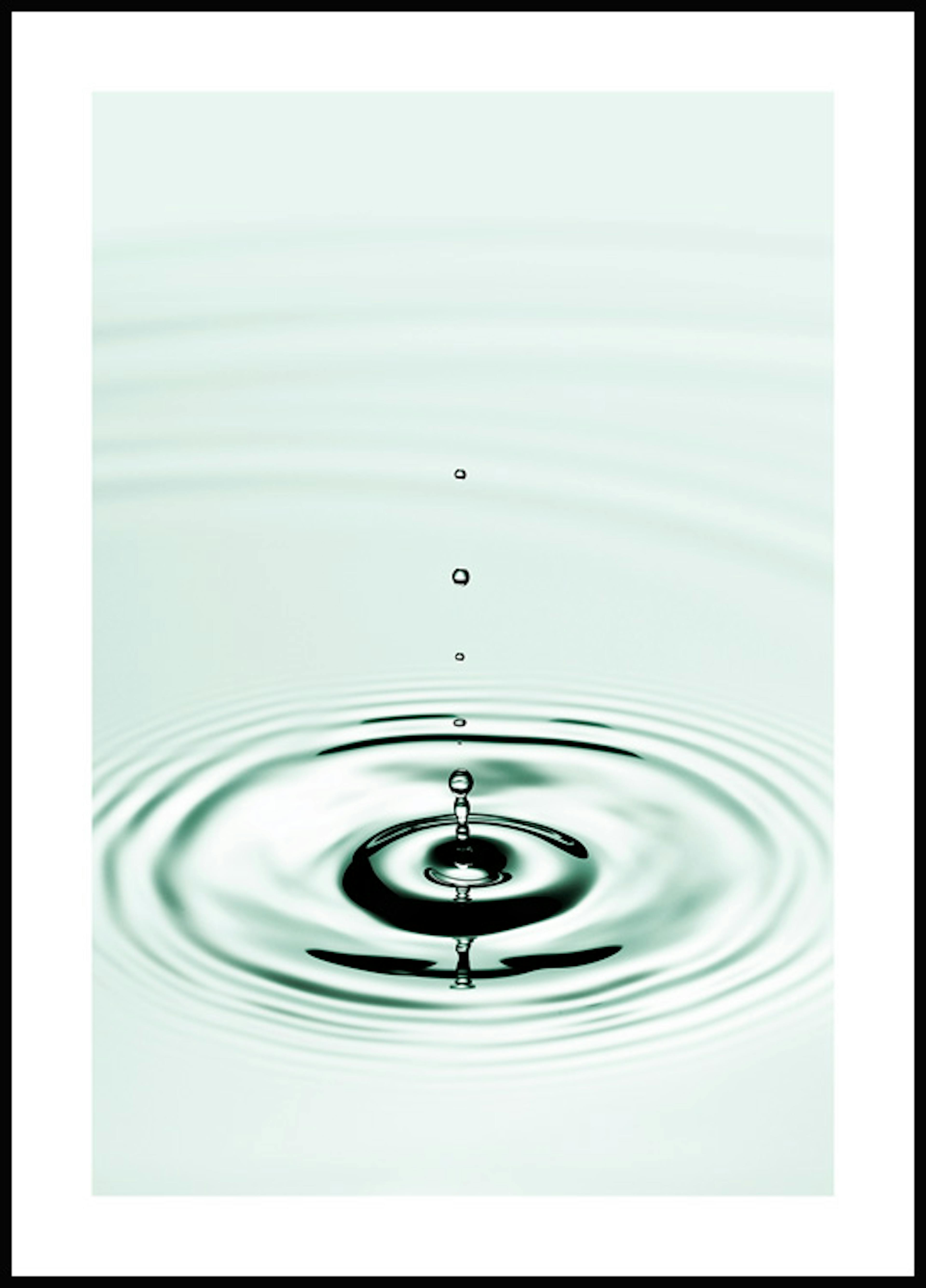 Waterdruppel Poster 0