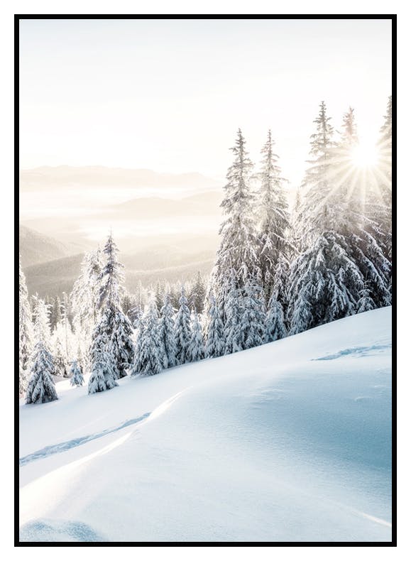 Winter Sunrise Poster (21x30 cm) - Poster Store