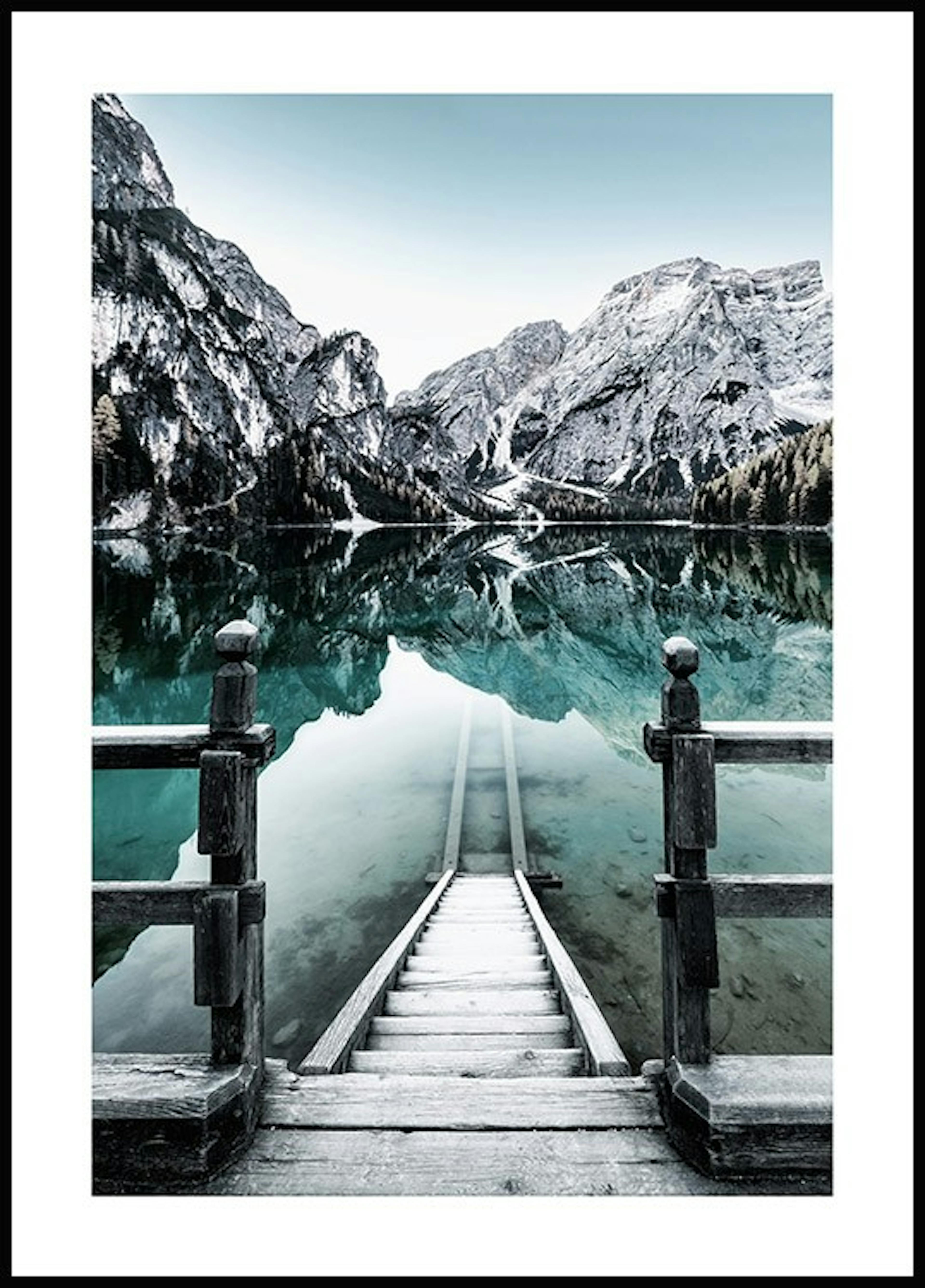 Poster lacul din munte 0