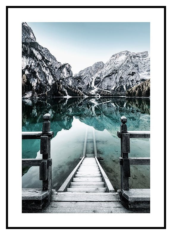 Prints Mountain Lake Poster (30x40 cm) - Poster Store