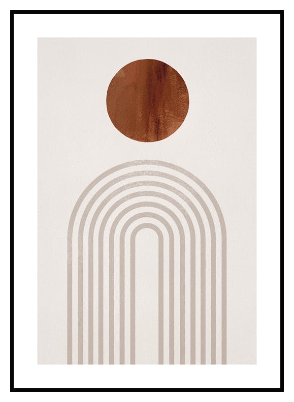 Formes Graphiques No1 Poster (50x70 cm) - Poster Store