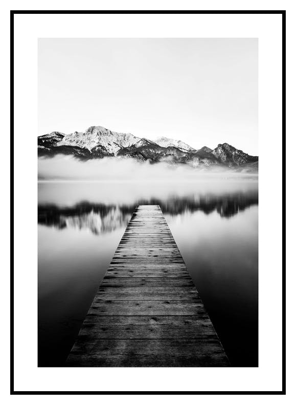 Brygga i Sjön Poster (30x40 cm) - Poster Store