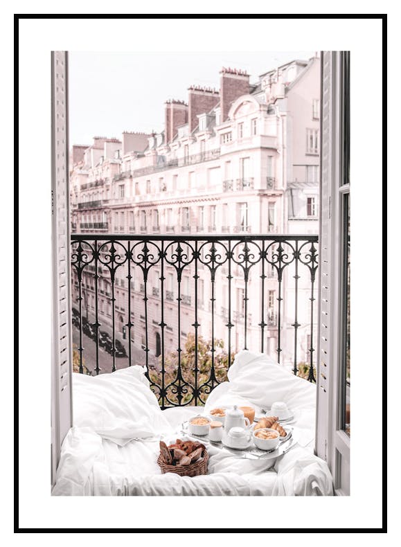 Paris Balcony Poster (21x30 cm) - Poster Store