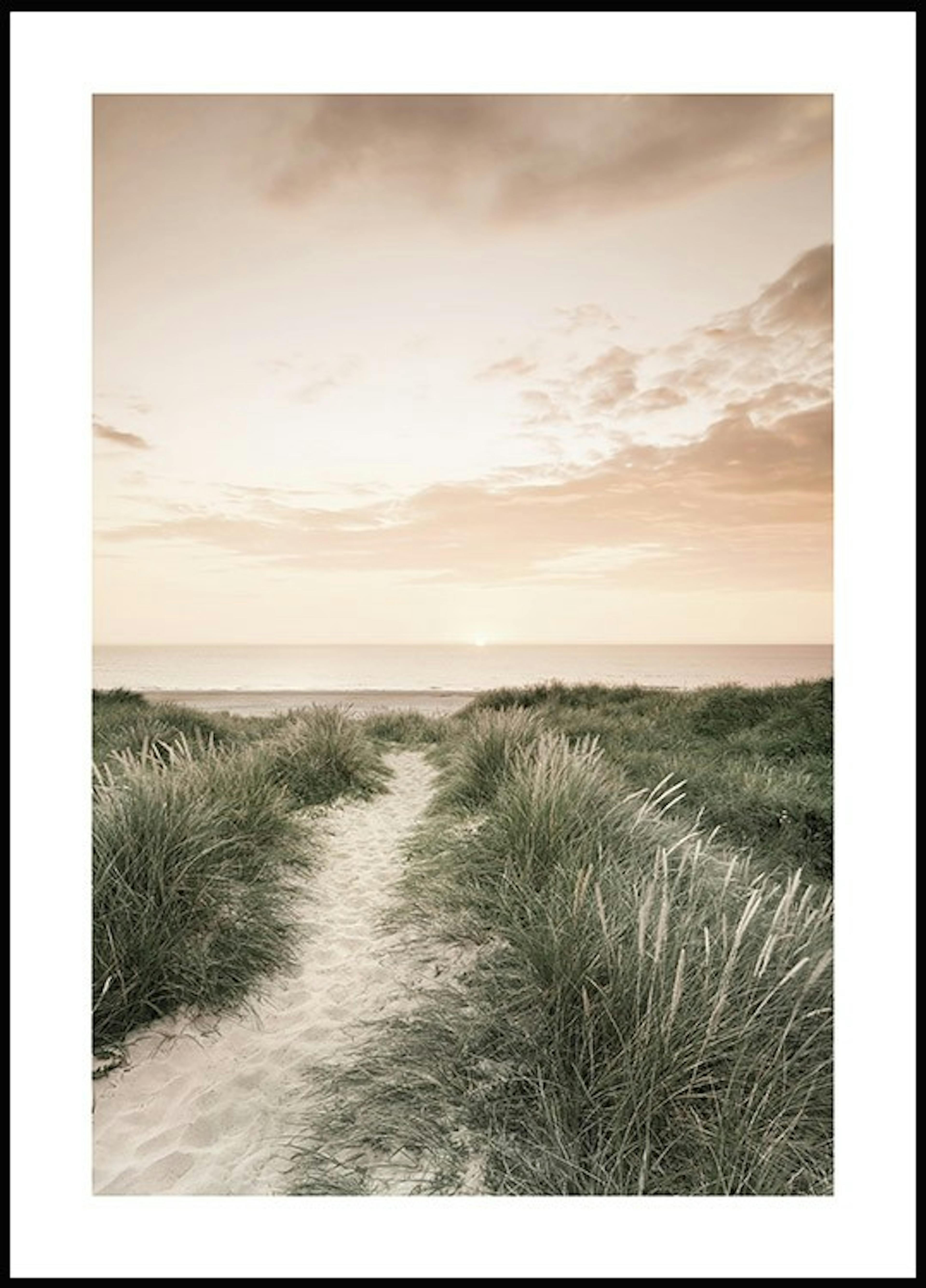 Sunrise Beach Walk Poster 0