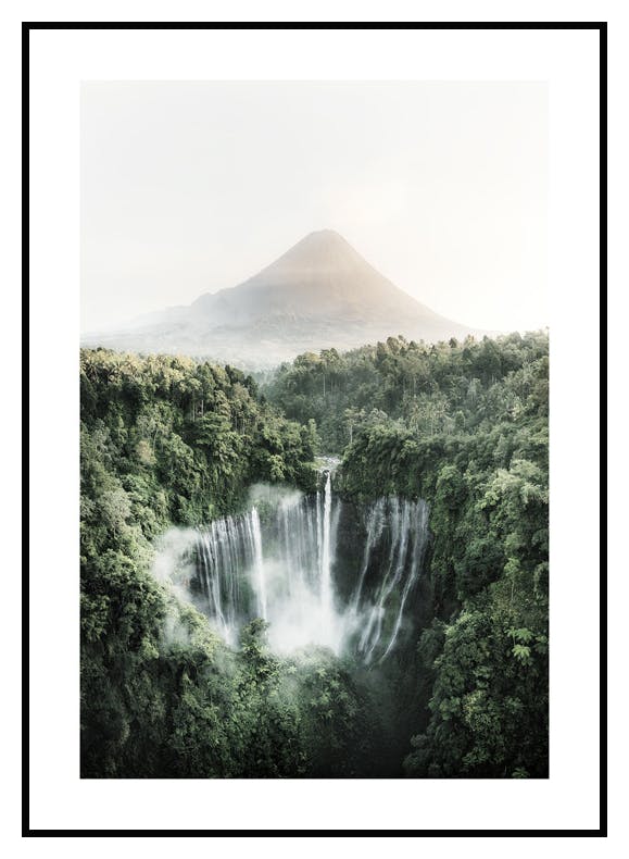 Cascade Tropicale Poster (21x30 cm) - Poster Store