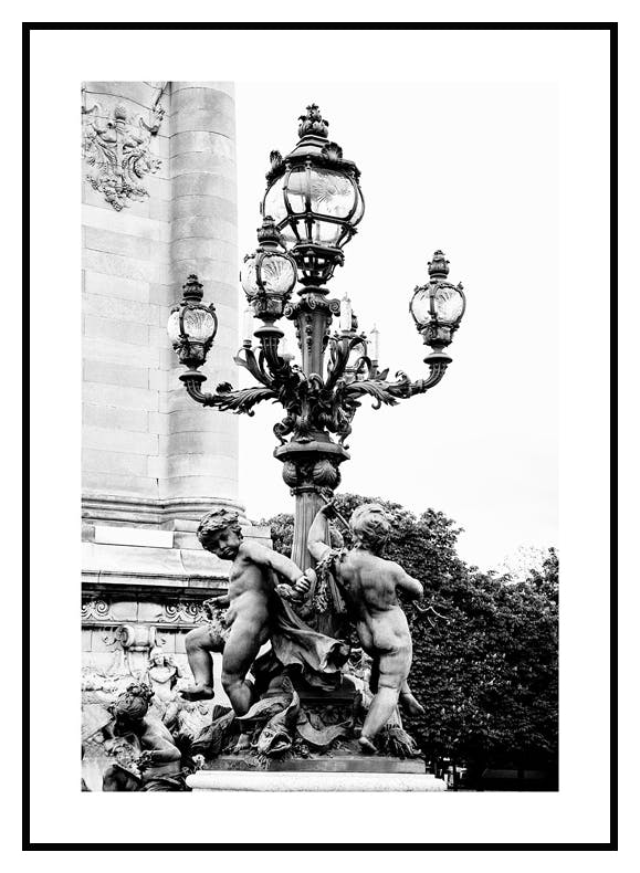 Paris Laterne Poster (50x70 cm) - Poster Store