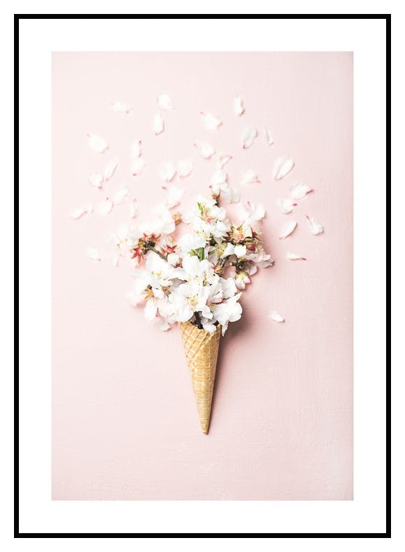 Cialda con Fiori Poster (21x30 cm) - Poster Store