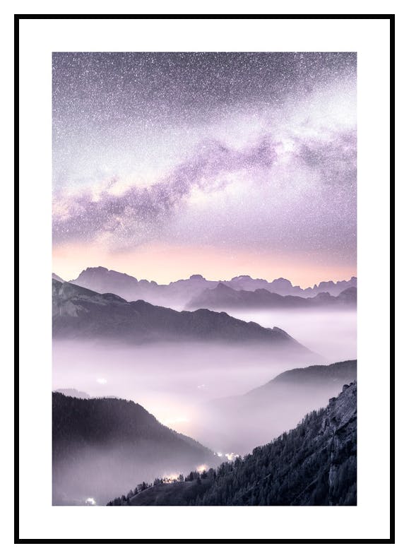 Nuit Brumeuse Poster (21x30 cm) - Poster Store