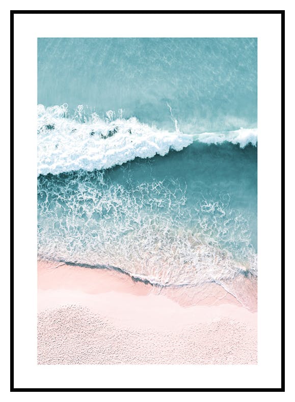 California Bølger Poster (21x30 cm) - Poster Store