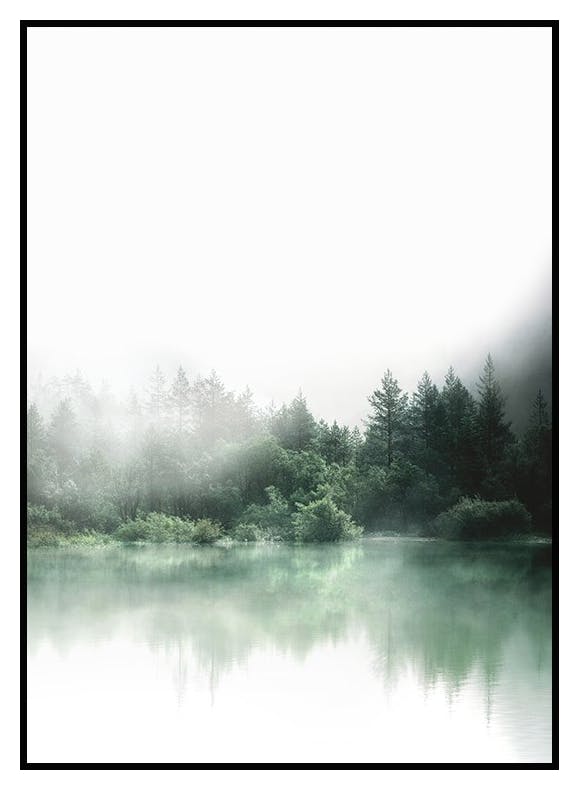 Forest Reflections Plakat (21x30 cm) - Poster Store