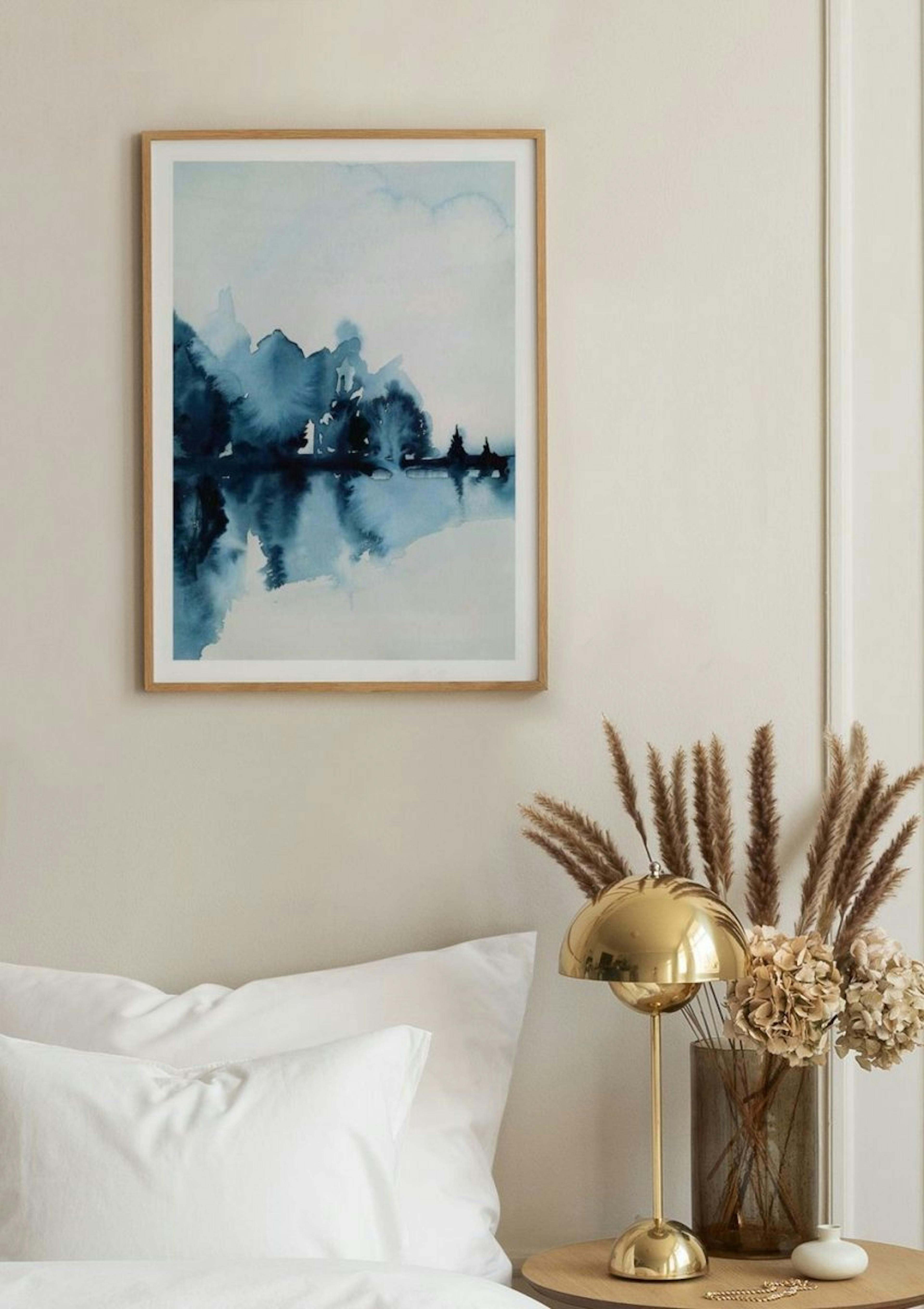 Watercolor Reflection Poster thumbnail