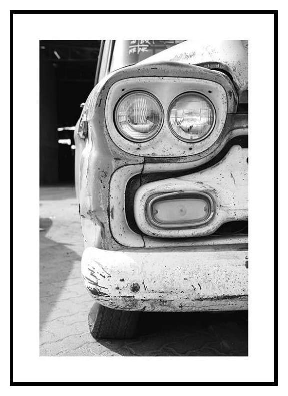Stary samochód Plakat (21x30 cm) - Poster Store