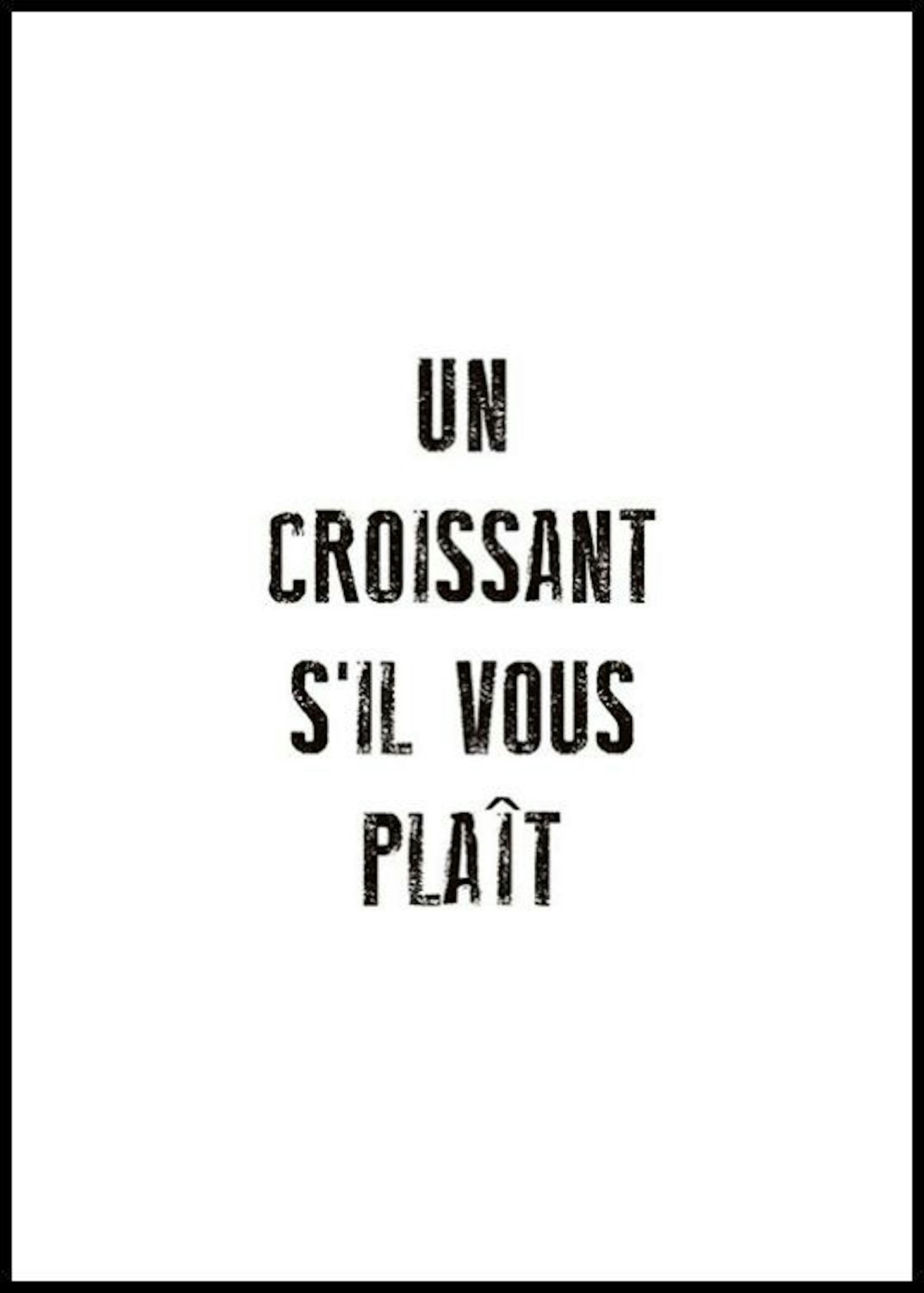 Un Croissant Poster thumbnail
