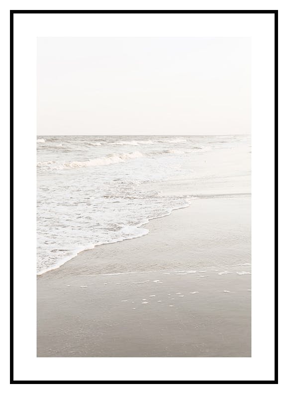Soft Waves Poster (30x40 cm) - Poster Store