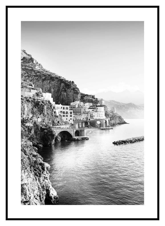 Plakat Widok na Amalfi (50x70 cm) - Poster Store