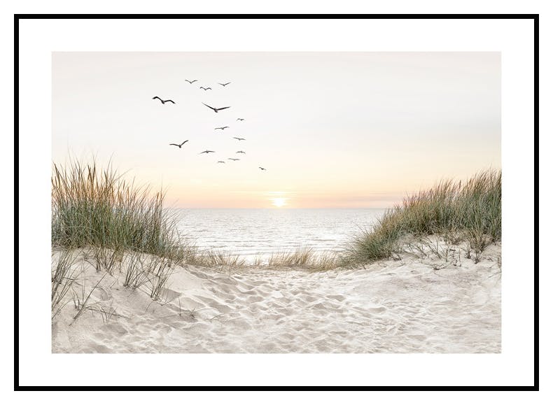 Plakat Plażowy Krajobraz (21x30 cm) - Poster Store