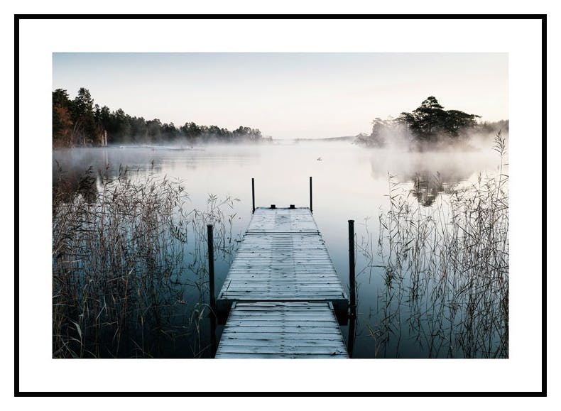 Rév hajnali ködben poszter (30x40 cm) - Poster Store