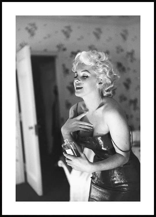 kapsel komfort Fremsyn Marylin Monroe plakat - Ikonisk fotokunst plakat
