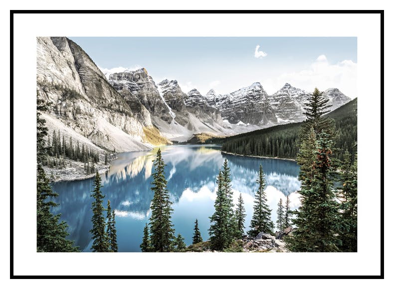 Valley Lake Poster (50x70 cm) - Poster Store