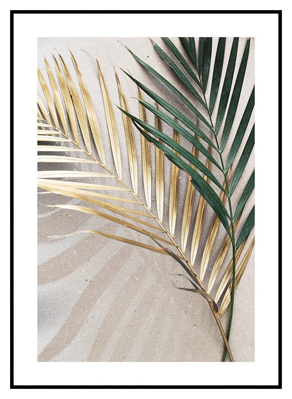 Golden Leaves Poster (70x100 cm) - Poster Store