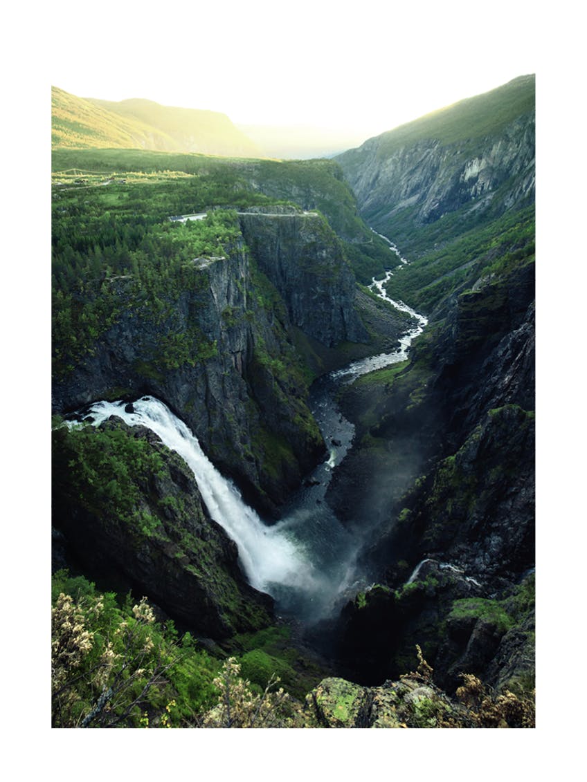 Vøringsfossen Wasserfall Poster 0