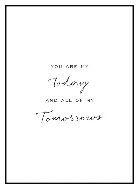 All of my Tomorrows Poster (40x50 cm) - Poster Store