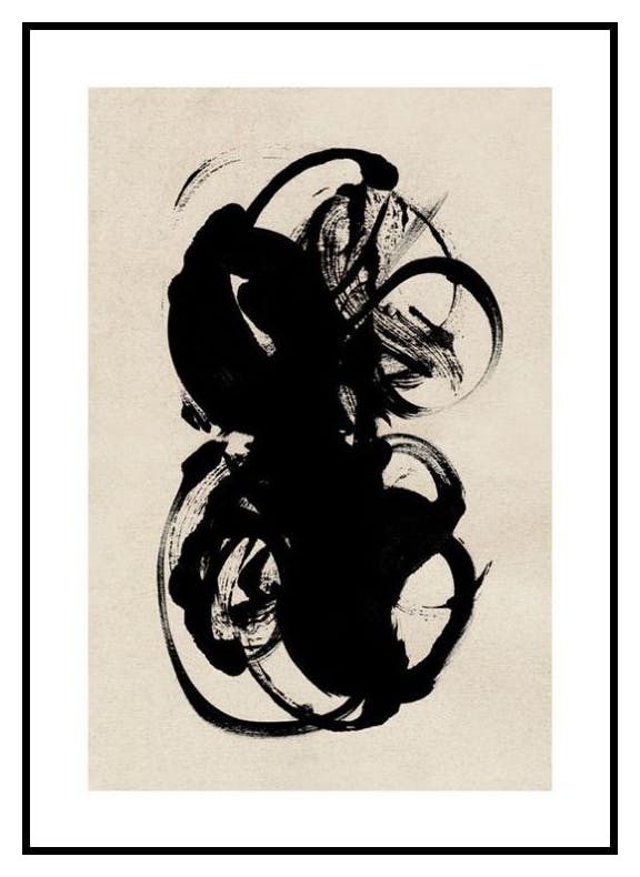 Black Paint (30x40 cm) - Poster Store
