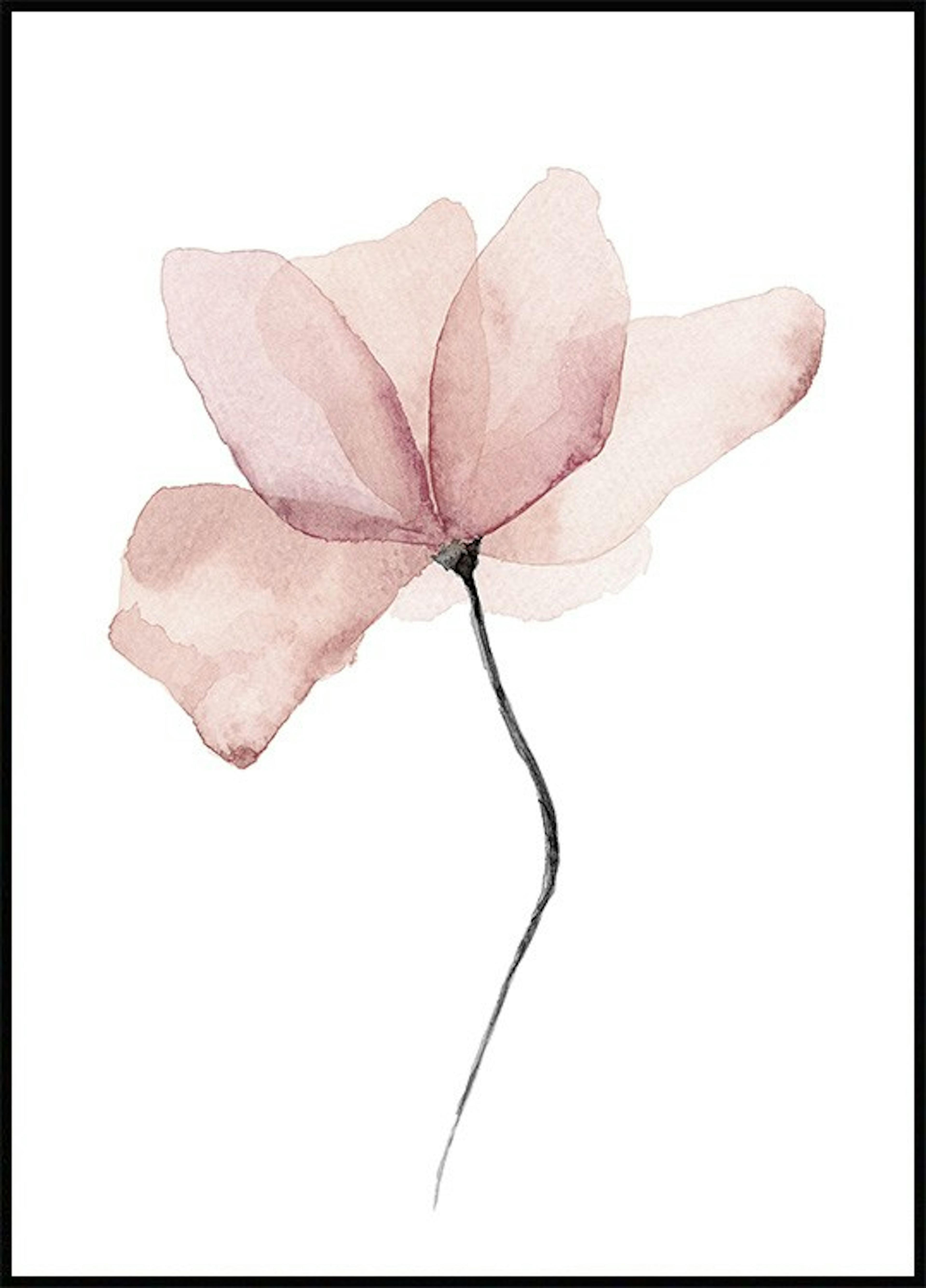 Watercolor Flower Poster 0