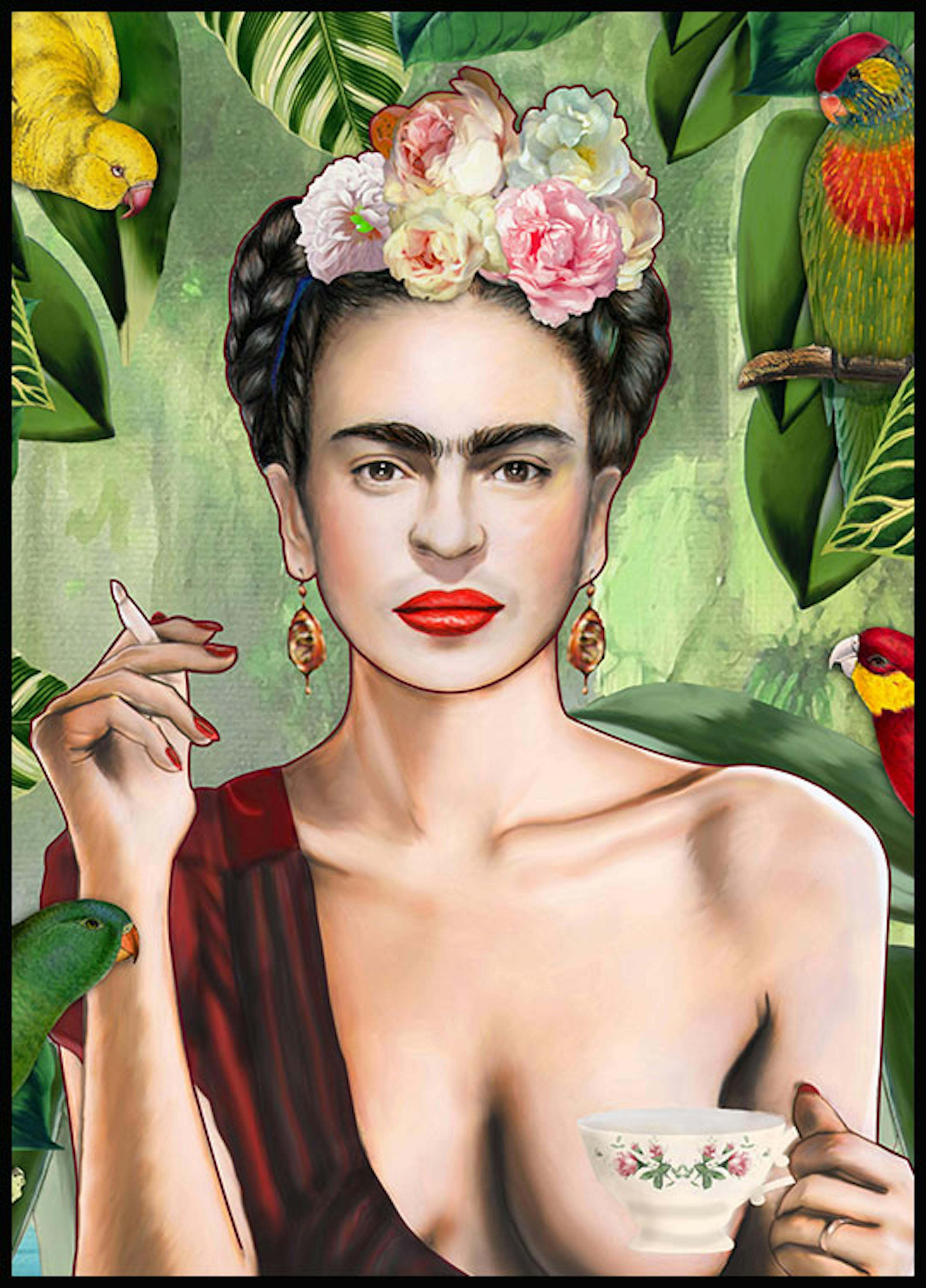 Frida Con Amigos Plakat 0