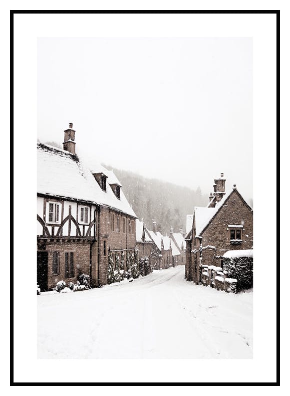 Villaggio Invernale Poster (50x70 cm) - Poster Store