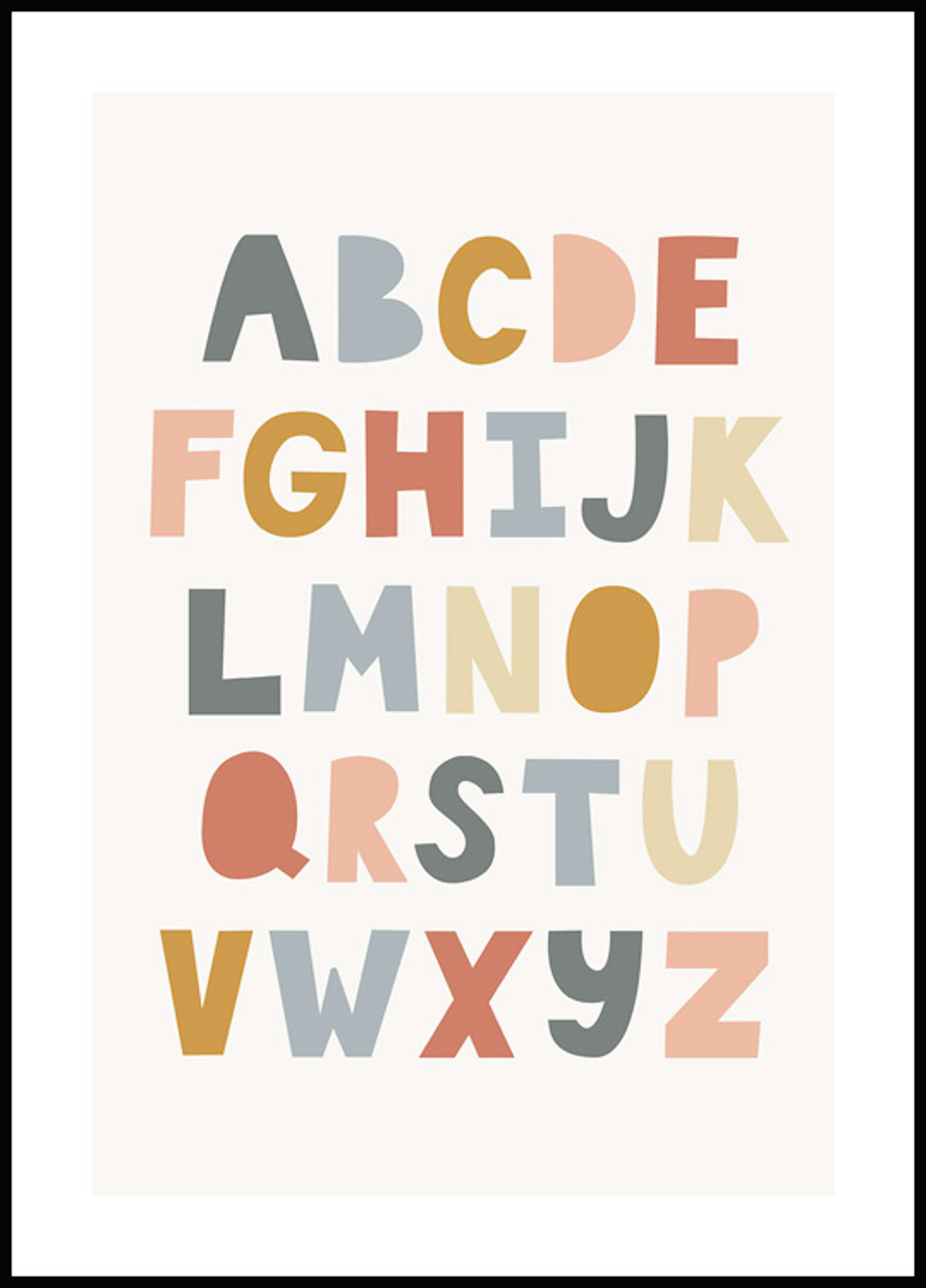 Poster Alfabet 0