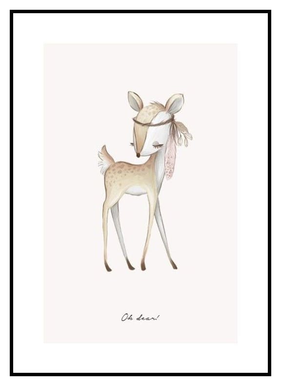 Oh Dear Poster (21x30 cm) - Poster Store