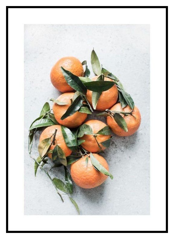 Mandarines Poster (50x70 cm) - Poster Store