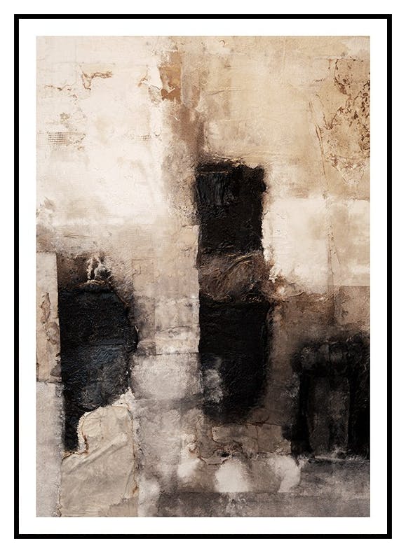 Beige abstract Poster (30x40 cm) - Poster Store