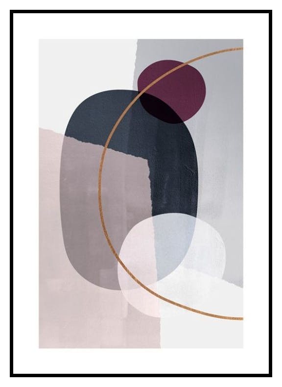 Blocchi di Colore Astratti No2 Poster (50x70 cm) - Poster Store