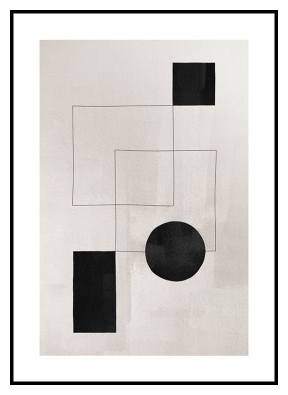 Berlin Squares No1 Plakat (50x70 cm) - Poster Store