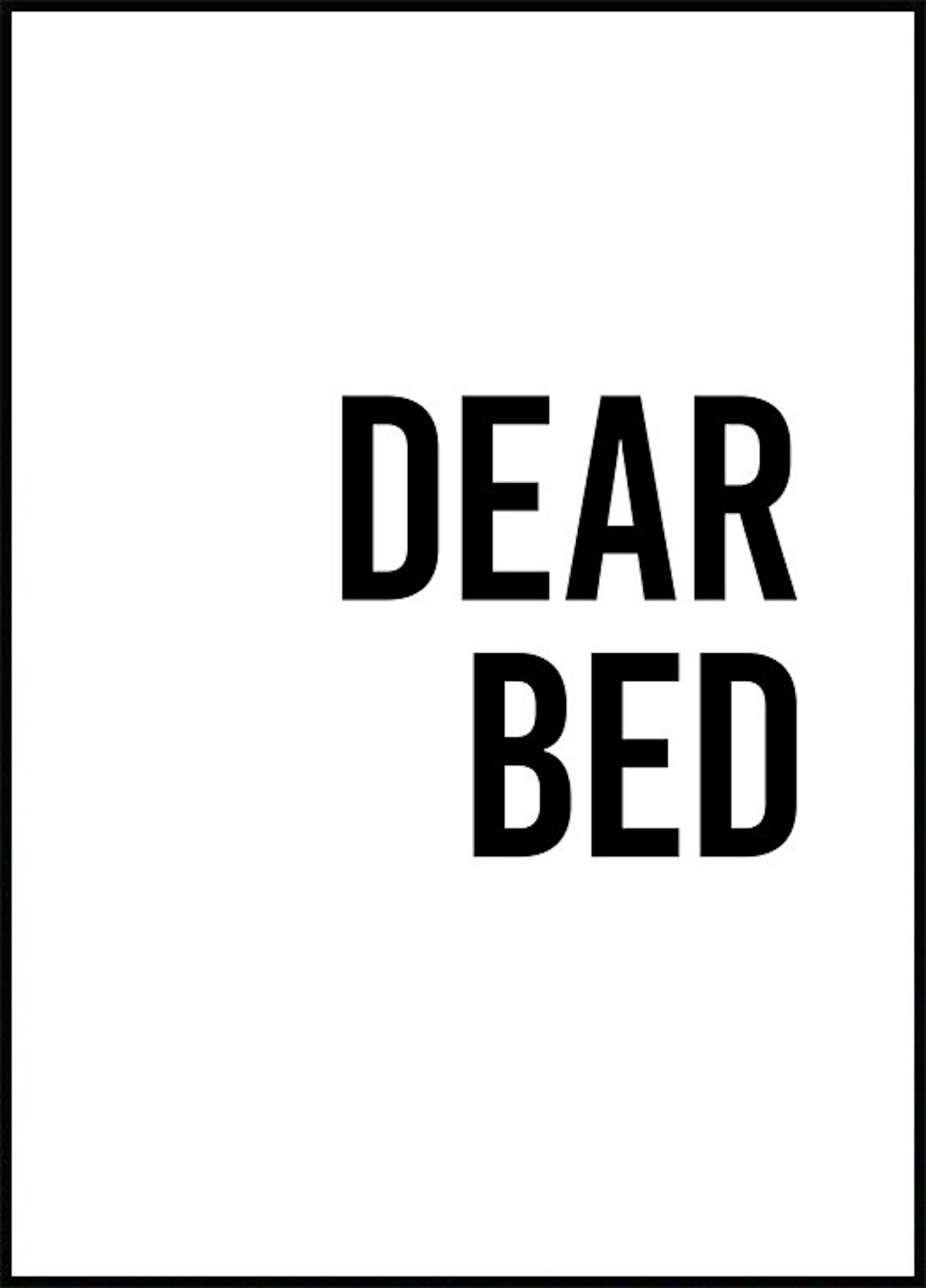 親愛なるベッドへ ポスター 0