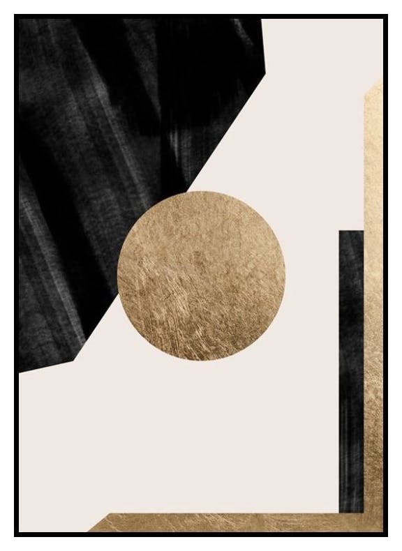 Metaliczna grafika Plakat (40x50 cm) - Poster Store