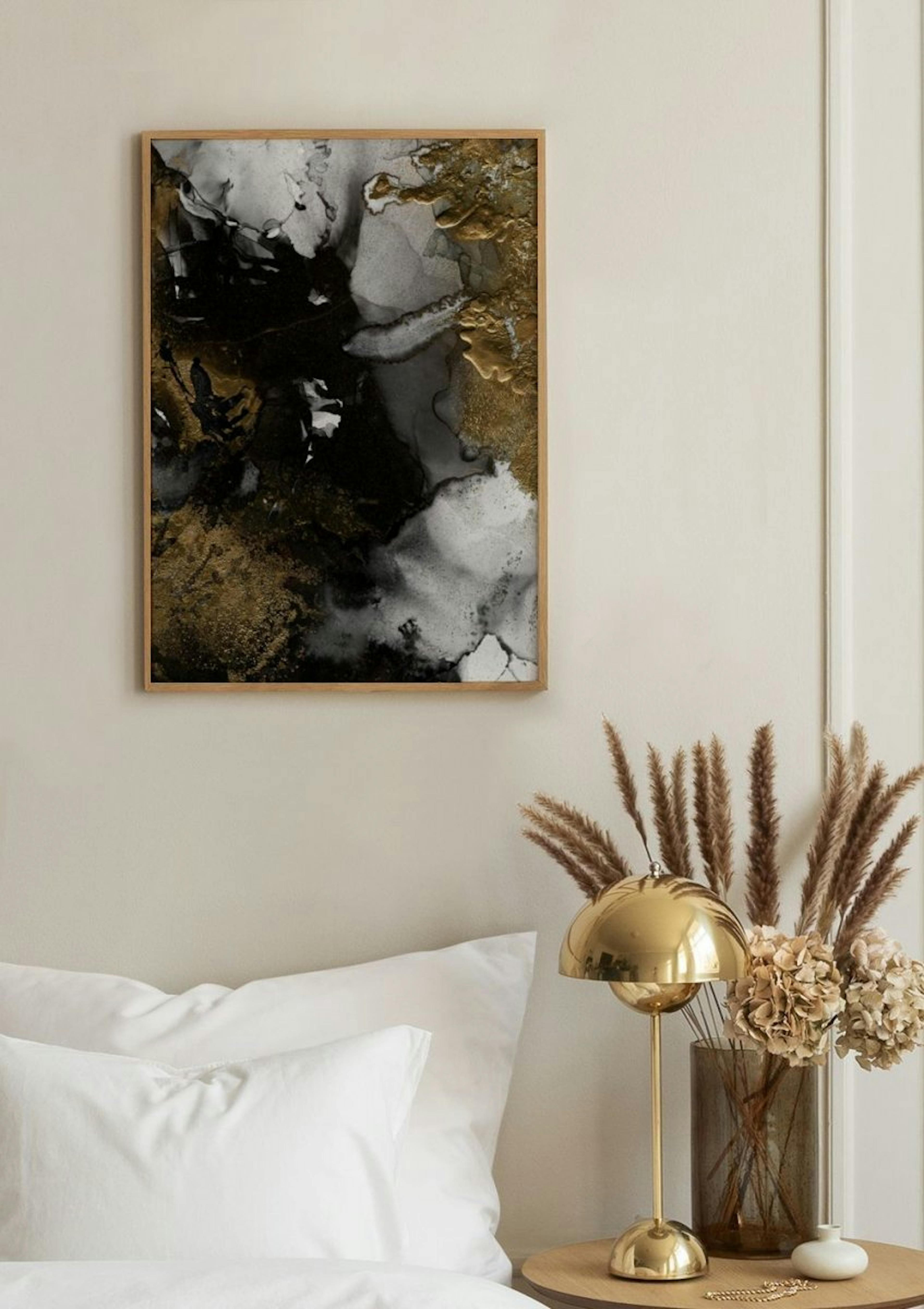 Svart & Gull Plakat thumbnail