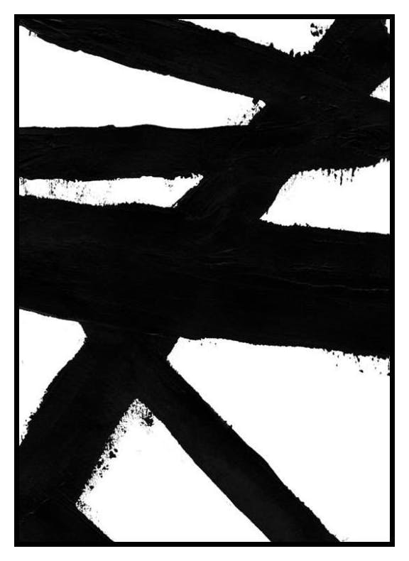 Monokrome Strukturer No1 Plakat (50x70 cm) - Poster Store