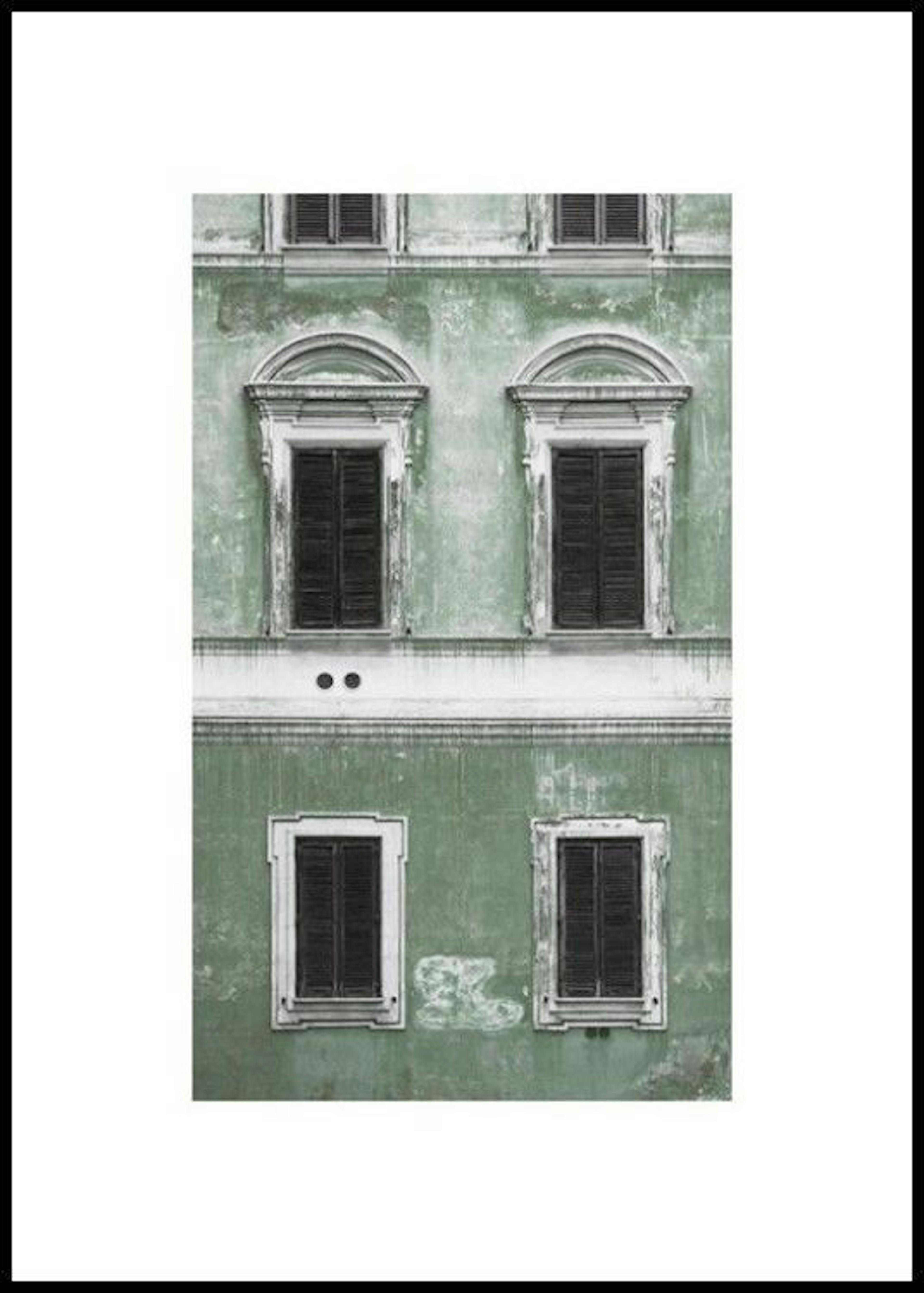 Grüne Fassade Poster thumbnail