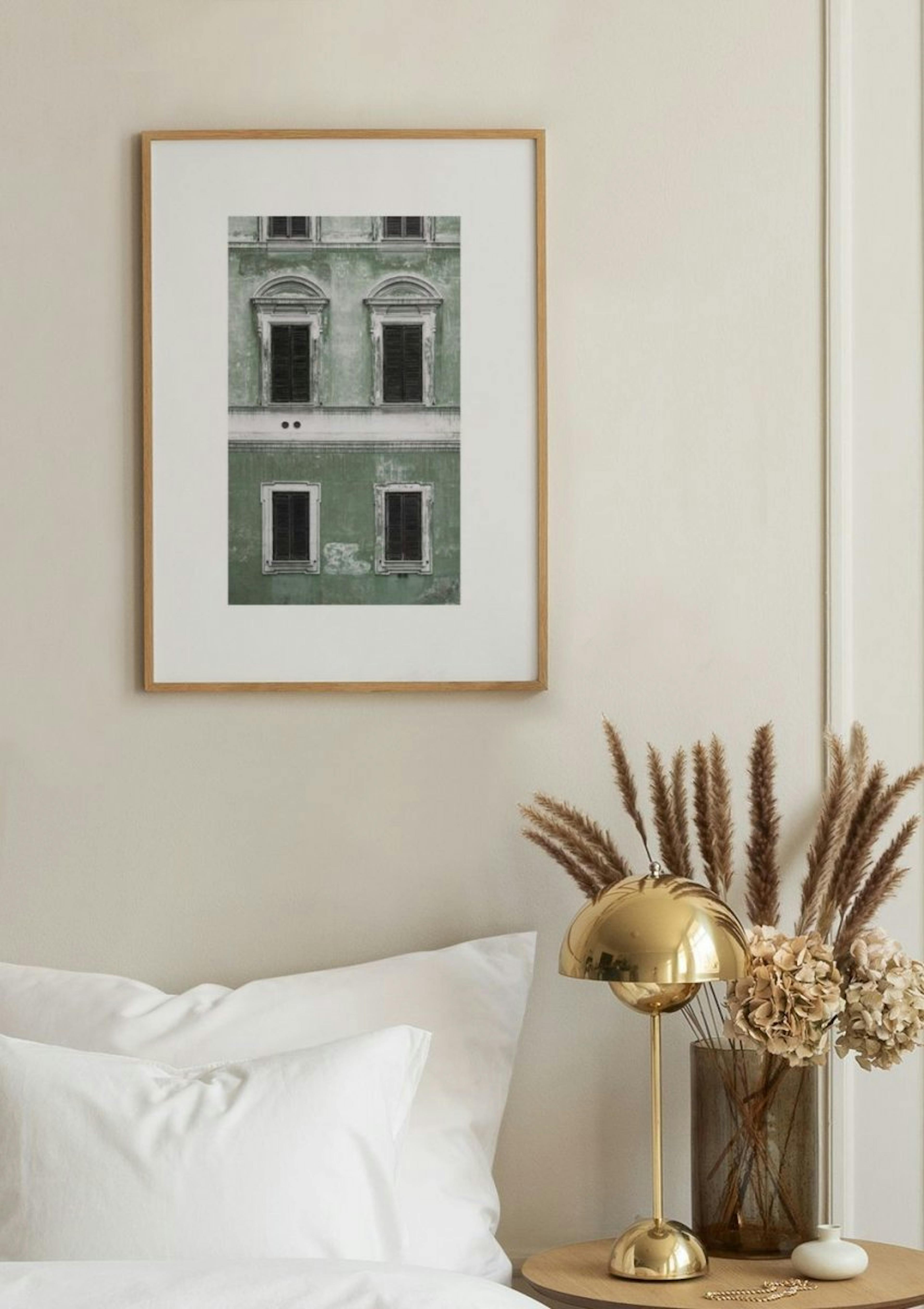 Grüne Fassade Poster thumbnail
