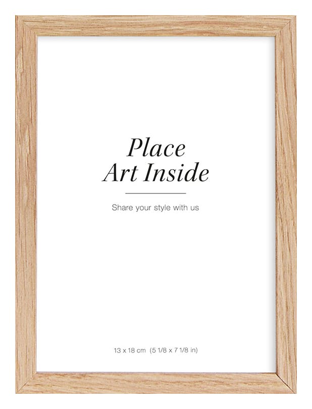 Cadre en bois de chêne clair 13x18 cm (13x18 cm) - Poster Store