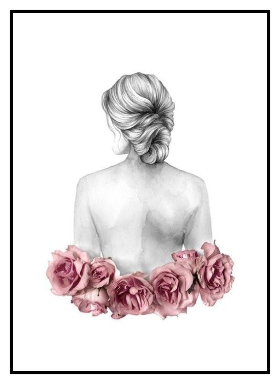 Vestito di Rose Poster (50x70 cm) - Poster Store