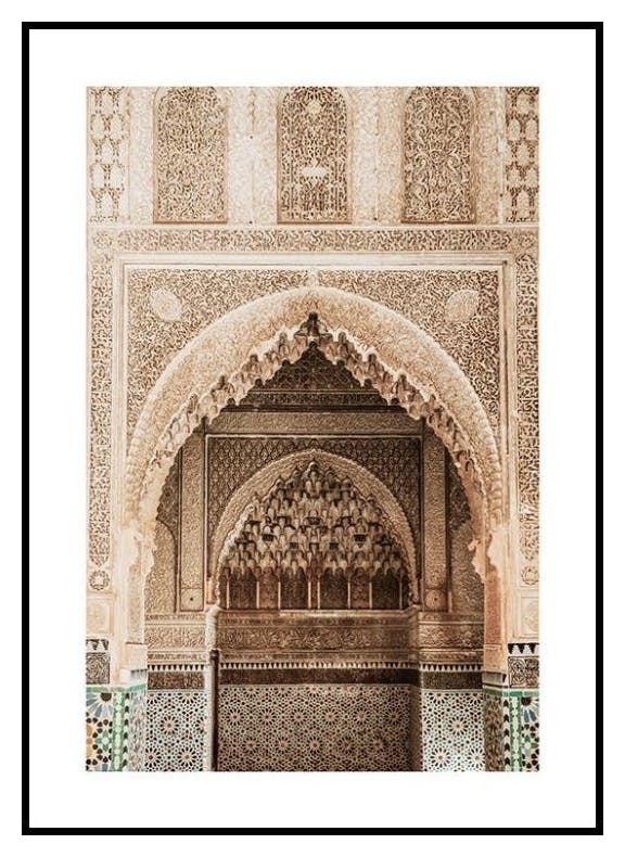 Temple of Marrakech No1 Poster (50x70 cm) - Poster Store