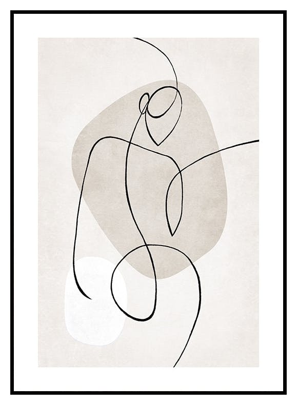 Artful Lines No2 Poster (30x40 cm) - Poster Store