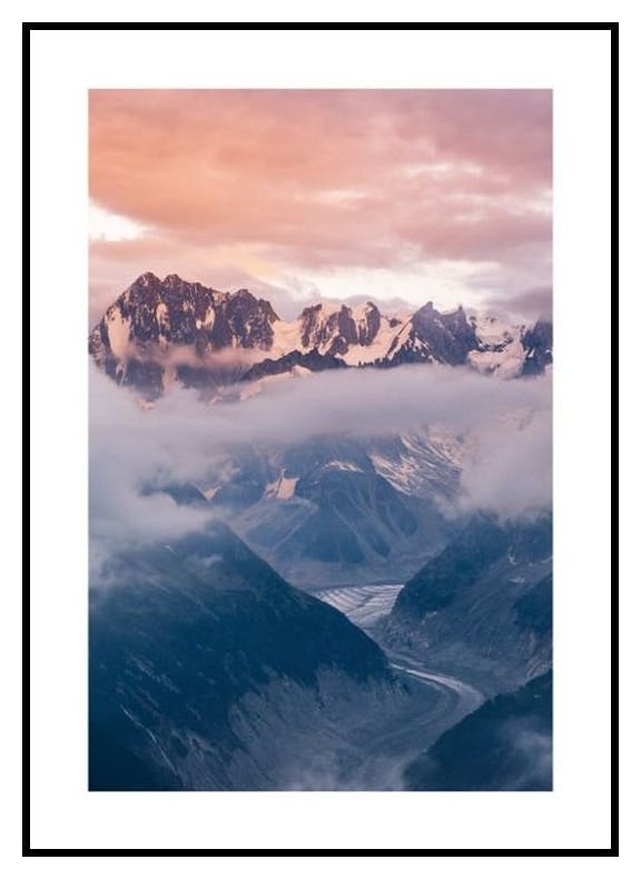 Tramonto Nuvoloso Poster (30x40 cm) - Poster Store