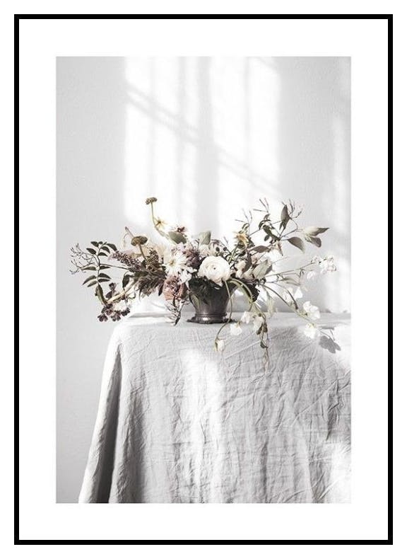 Bloemen in Zonlicht No2 Poster (50x70 cm) - Poster Store