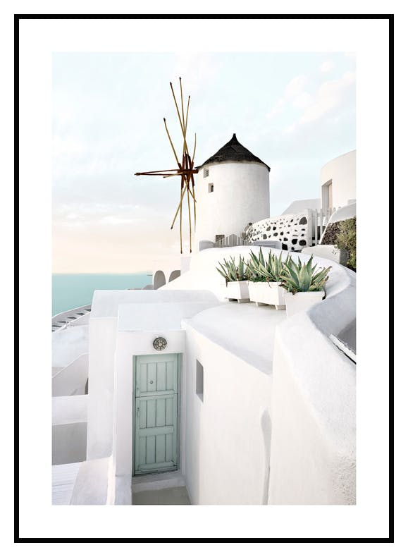 Plakat Widok Santorini (30x40 cm) - Poster Store
